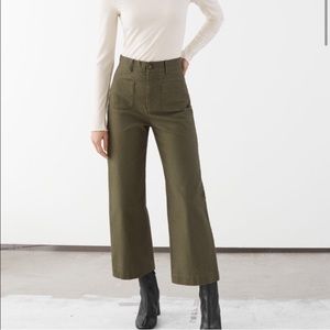 & Other Stories high-waisted, wide leg pants